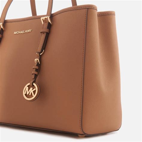 michael kors large jet set travel east west tote|Michael Kors saffiano tote bag.